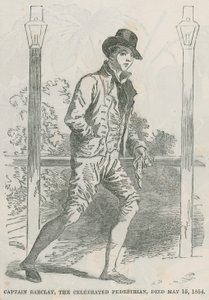 Kapitan Barclay, słynny pieszy autorstwa English School