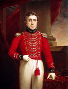 Kapitan David Leighton (1774-1860) 4 pułk rodzimej piechoty, ok. 1804 autorstwa English School