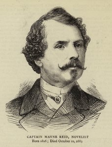 Kapitan Mayne Reid, powieściopisarz autorstwa English School