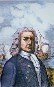 Kapitan William Kidd (kolor lito) autorstwa English School