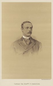 Kapitan honorowy F Johnstone (litografia) autorstwa English School