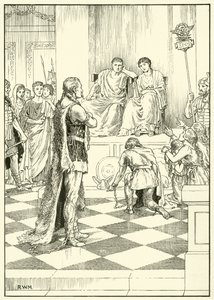 Caractacus (atrament na papierze) autorstwa English School
