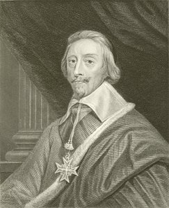 kardynał Richelieu autorstwa English School