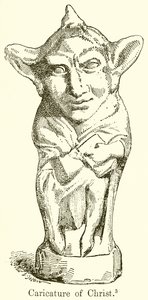 Karykatura Chrystusa autorstwa English School