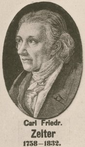 Carl Friedrich Zelter (grawiura) autorstwa English School