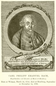 Carl Philipp Emmanuel Bach autorstwa English School
