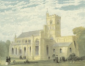 Katedra w Carlisle, widok na północny zachód autorstwa English School