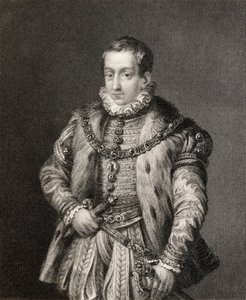 Carlos, książę Asturii, z „Historii panowania Filipa II”, opublikowanej w 1855 r. autorstwa English School