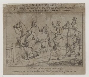 Carvers and Gilders, S i J Fuller, karta handlowa autorstwa English School