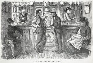 Złap ich żywcem, och!, ilustracja z Punch autorstwa English School