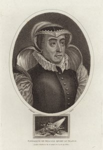 Katarzyna de Medicis królowa Francji autorstwa English School