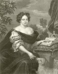 Katarzyna z Braganzy. Królowa Karola II autorstwa English School