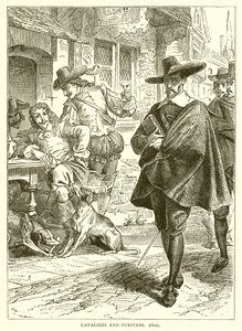 Kawalerowie i purytanie. 1600 autorstwa English School