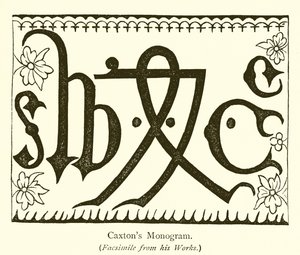 Monogram Caxtona autorstwa English School