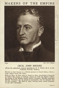 Cecil John Rhodes autorstwa English School