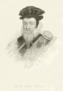 Cecil Lord Burleigh autorstwa English School