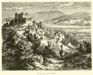 Celano, nad jeziorem Fucino autorstwa English School