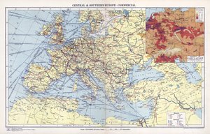 Europa Środkowa i Południowa, reklama (druk kolorowy) autorstwa English School