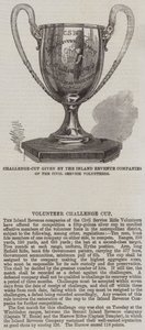 Challenge-Cup przyznany przez Urząd Skarbowy Ochotników Służby Cywilnej (grawerunek) autorstwa English School