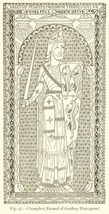 Emalia Champleve Geoffreya Plantageneta autorstwa English School