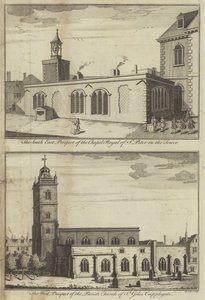 Kaplica Królewska św Piotra w wieży i kościół St Giles Cripplegate, Londyn