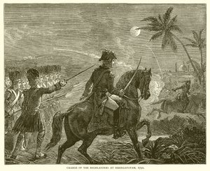 Szarża górali pod Seringapatam, 1792 autorstwa English School
