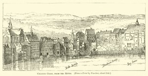 Charing Cross, z rzeki autorstwa English School