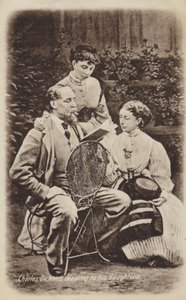 Charles Dickens (1812-1870), angielski powieściopisarz autorstwa English School