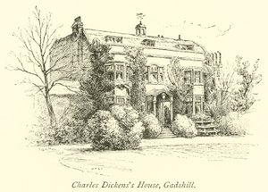 Dom Karola Dickensa, Gadshill autorstwa English School
