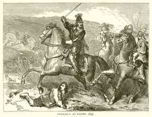 Karol I w Naseby, 1645