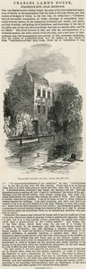 Charles Lambs House, niedaleko Islington autorstwa English School
