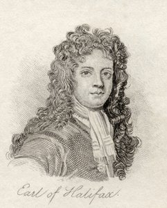 Charles Montagu, 1. hrabia Halifax, z „Słownika historycznego Krabba”, opublikowanego w 1825 r. autorstwa English School