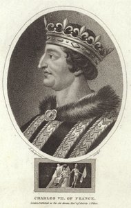 Karol VII z Francji autorstwa English School
