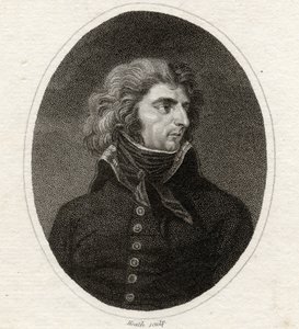 Karol XIV (1783-1844) król Szwecji i Norwegii (1818-44), rycina Heatha, z "Galerii portretów", wydanej w 1833 r. autorstwa English School
