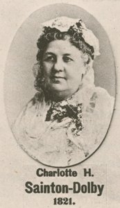 Charlotte H Sainton Dolby (grawerowanie) autorstwa English School