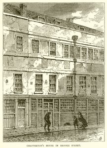 Chattertons House przy Brooke Street autorstwa English School