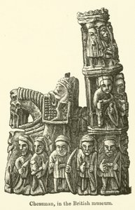 Chessman, w brytyjskim muzeum (rycina) autorstwa English School