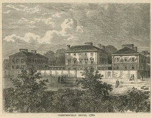 Dom Chesterfield, 1760 autorstwa English School