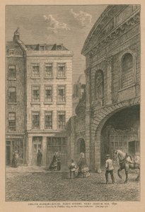 Childs Bank House na Fleet Street autorstwa English School