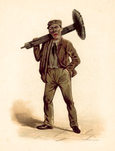 Kominiarz (chromolitho) autorstwa English School