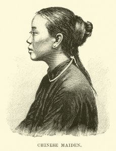 Chińska dziewczyna autorstwa English School