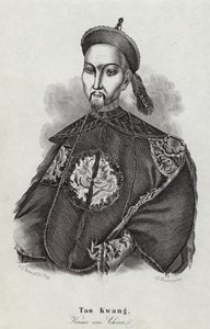 Chiński cesarz Tao Kwang autorstwa English School