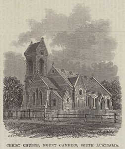 Christ Church, Mount Gambier, Australia Południowa (rycina) autorstwa English School