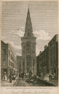 Kościół Chrystusa, Spitalfields, Londyn autorstwa English School