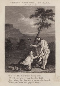 Chrystus ukazujący się Maryi, Jan XX, wer. 15 (rycina) autorstwa English School