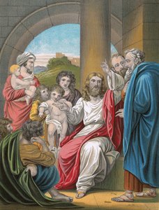 Chrystus błogosławi małe dzieci