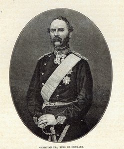 Christian IX, król Danii autorstwa English School