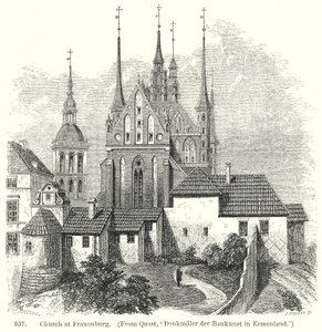 Kościół we Frauenburgu (rycina) autorstwa English School
