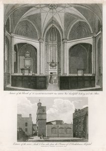 Kościół św Bartłomieja Mniejszego, West Smithfield autorstwa English School