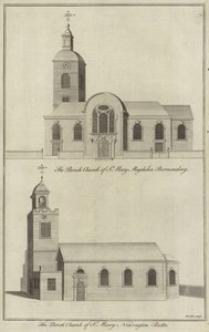 Kościół Św. Marii Magdaleny, Bermondsey i Kościół Św. Marii, Newington Butts